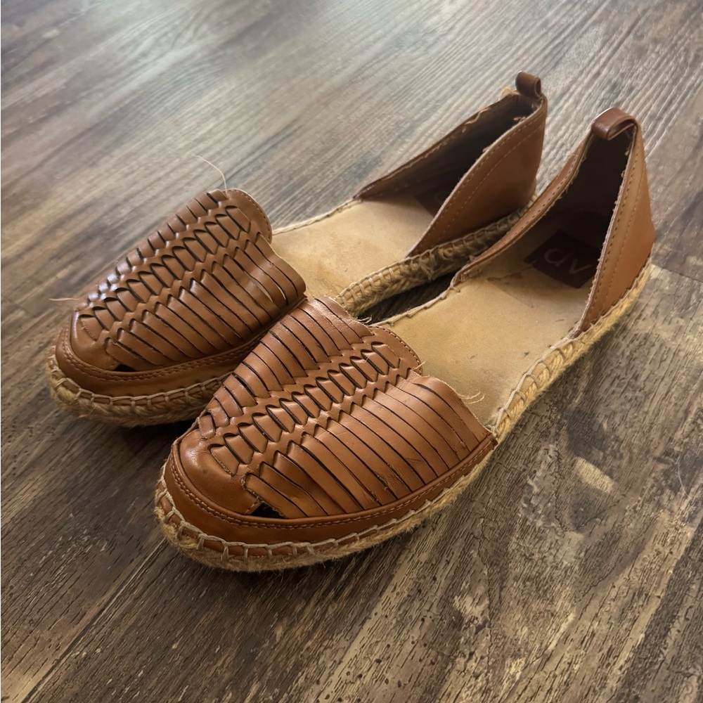 Brown Espadrille Flats